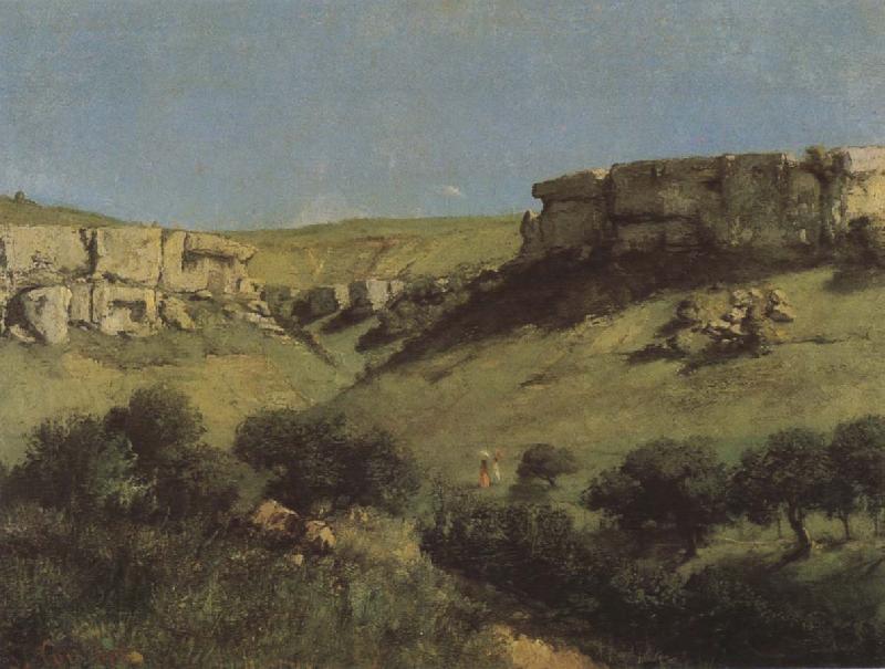 Gustave Courbet Valley oil painting image